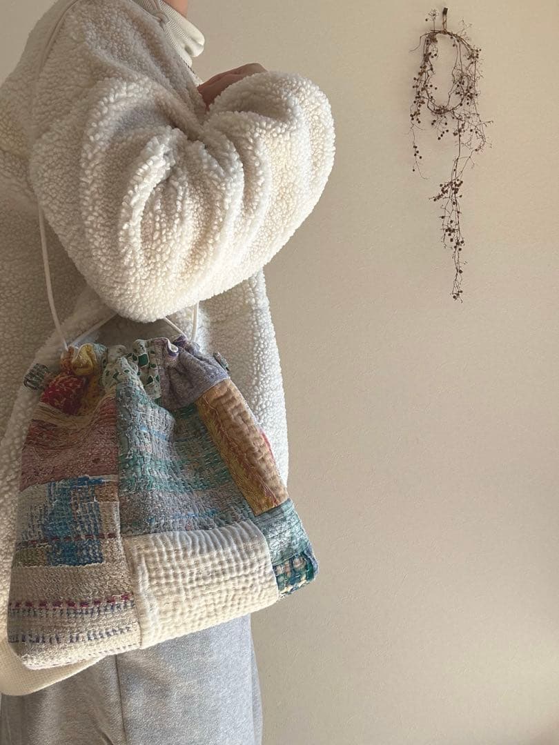 221,222 made by hand ＊maru様バッグ&ことりポーチ