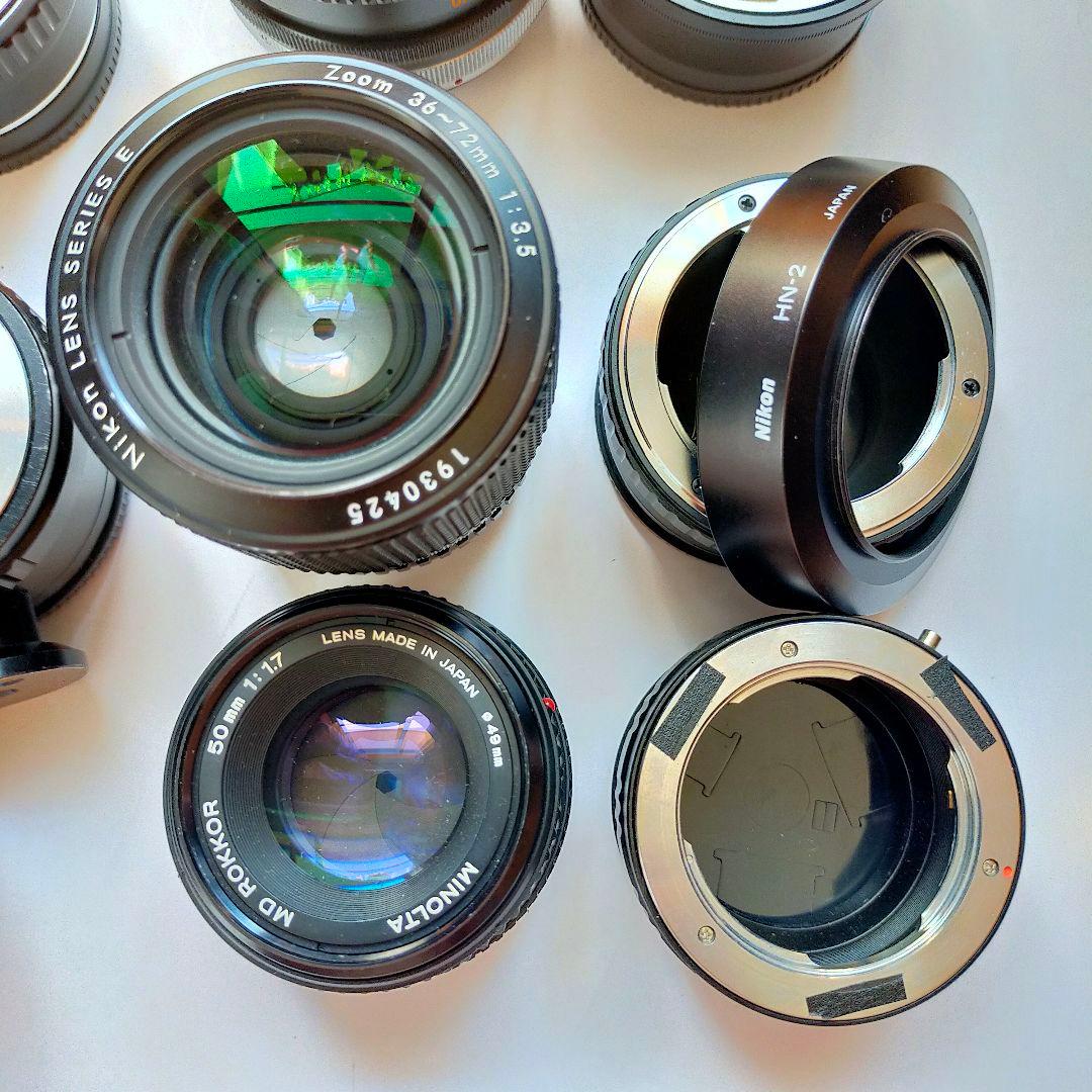 NEX Eマウントレンズ12本(改造レンズ5本,マウントアダプター+レンズ7本)