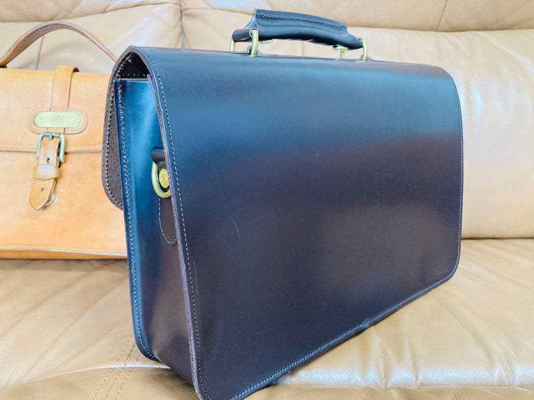 【美品】グレンロイヤル　サッチェルバッグ　13インチ　おまけ付き