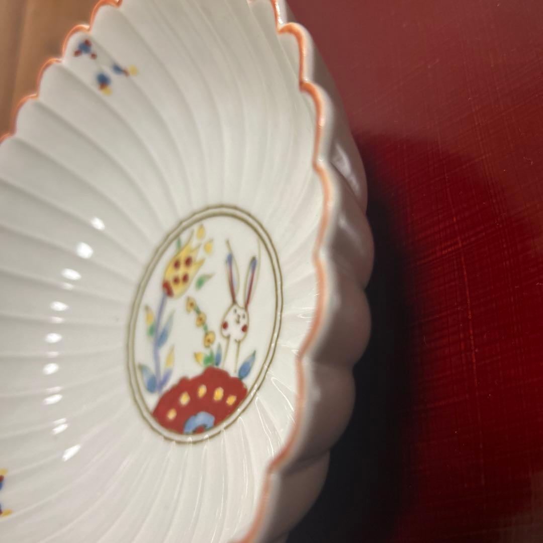 作家　陶芸作家　空萌工房 うさぎ 田口紀美子　菊割鉢