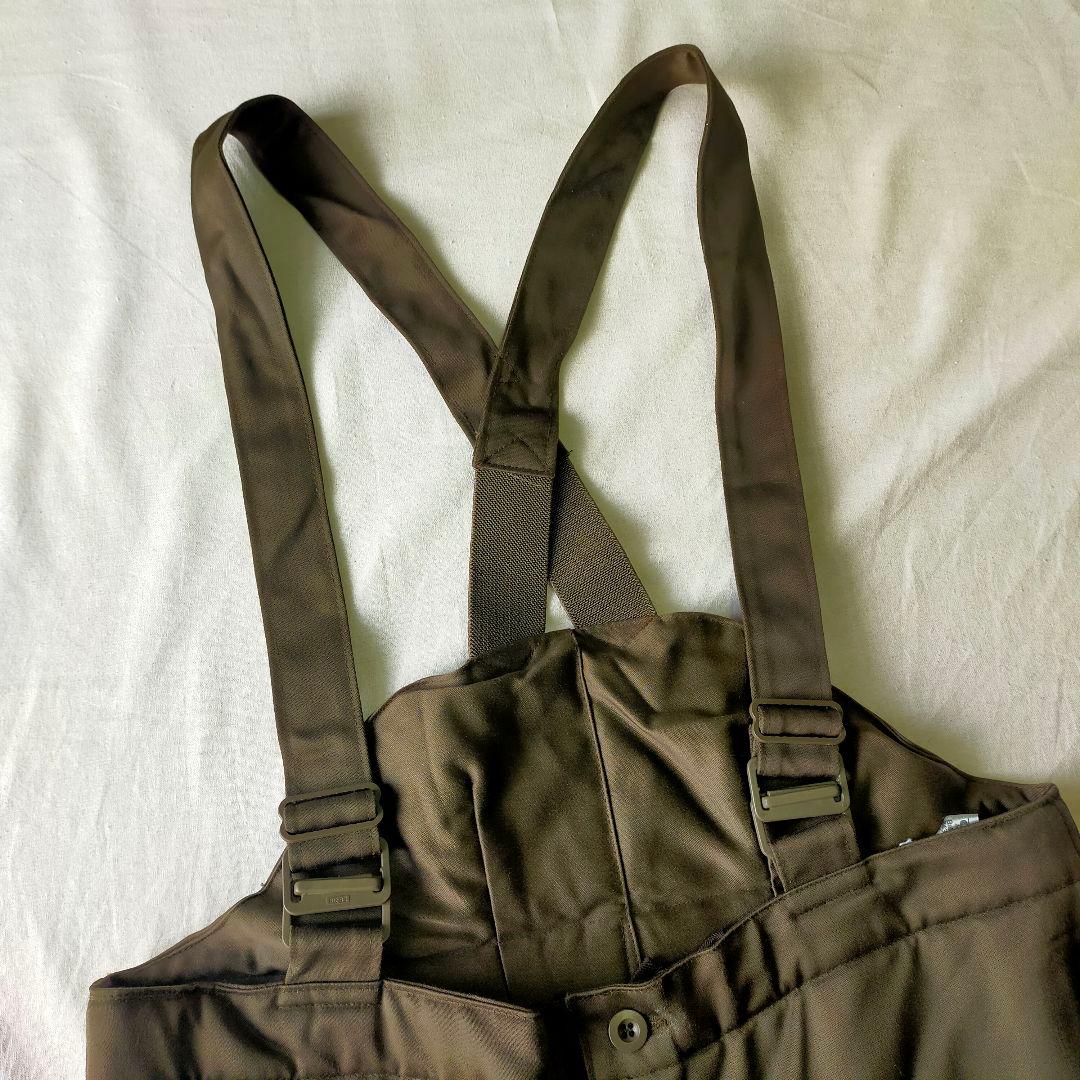 古着　オーストリア軍　オーバーオール　サスペンダー　中綿入り　ユーロ　80s