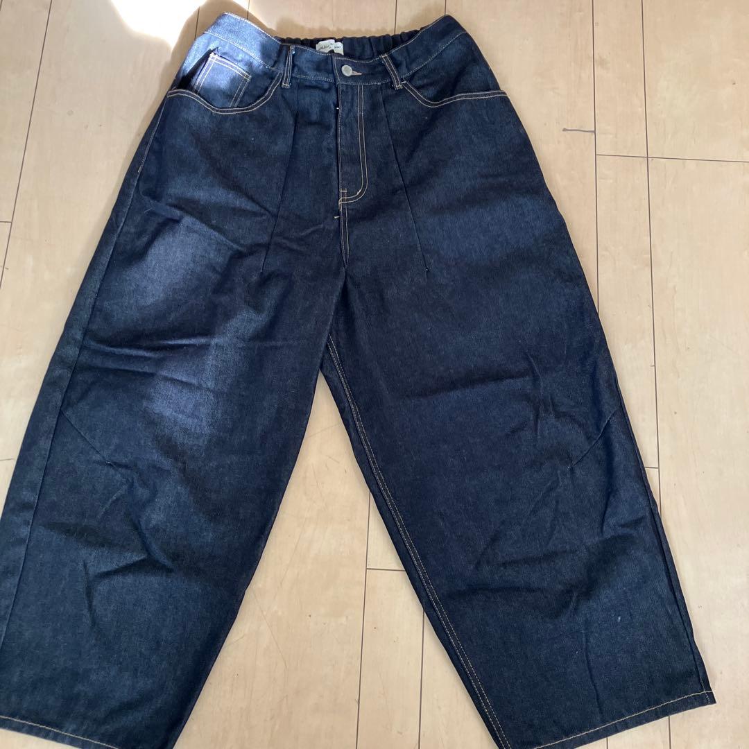 パンツ estudio niksen raw denim balloon jeans