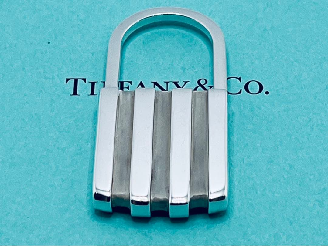 h447 希少　オールド　ティファニー　1995 キーリング　キーホルダー925