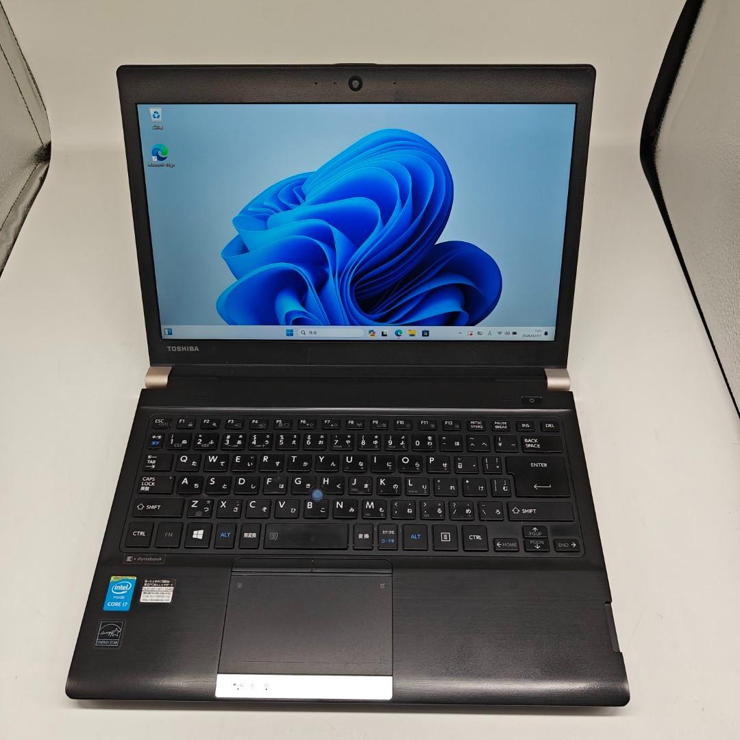 【東芝】R73 高速i7 SSD256GB 8GB ブラック ノートPC