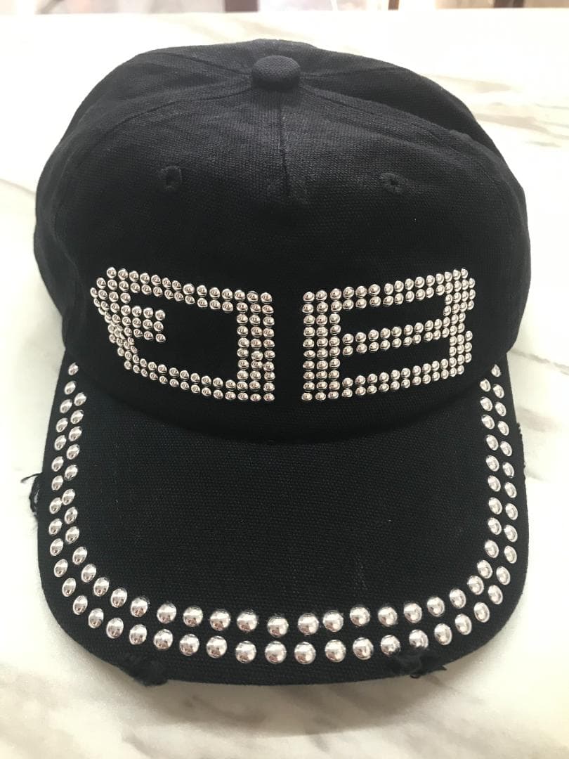 帽子 BEEDEN BD STUDS DAMAGE CAP BLACK //001