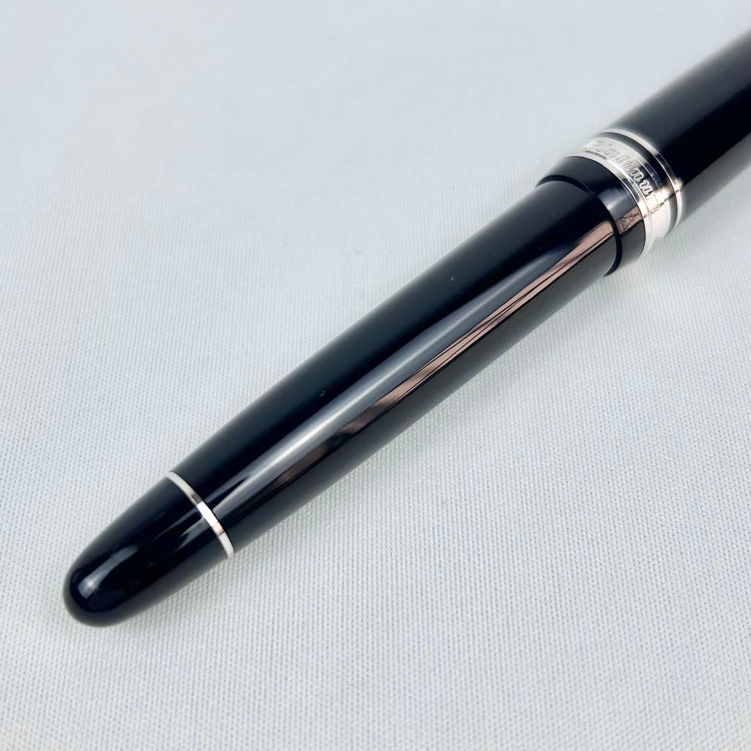 【未使用】プラチナ万年筆 PLATINUM プレジデント k18 ブラック M