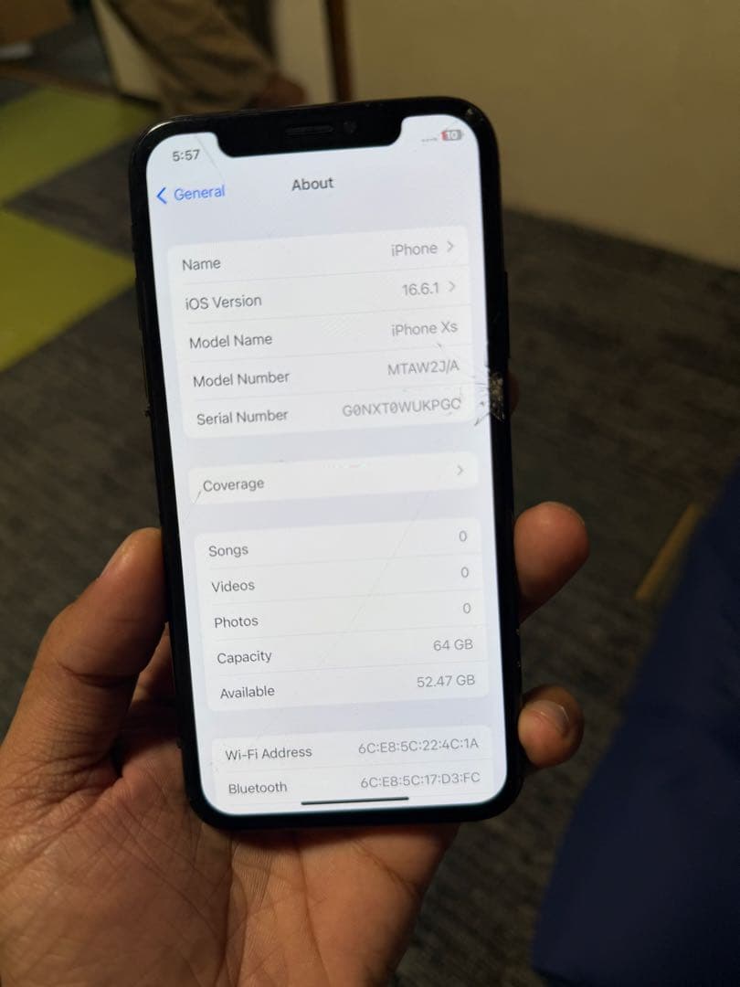 スマートフォン本体 Apple iPhone XS 64GB