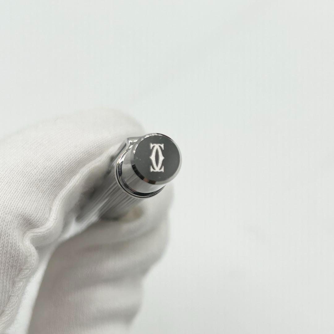 【りり】　未使用　Cartier ボールペン シルバー インク黒　箱付き