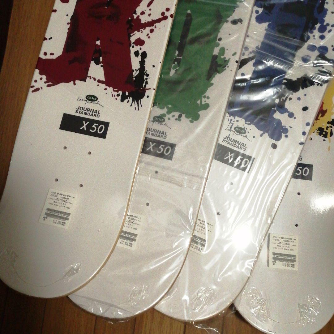 未使用　KIDS　Larry Clark　ラリー・クラーク　スケートデッキ　4枚