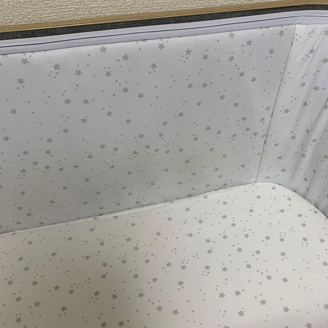 HZDMJ ベビーベッド　敷パッド2枚付き‼️ 折りたたみ　コンパクト　ベビー