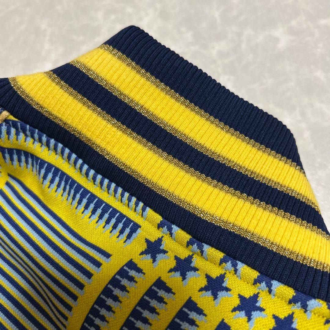 マークアンドロナ★総柄★スター★スカル★ハーフジップ【メンズ サイズ48（L）】