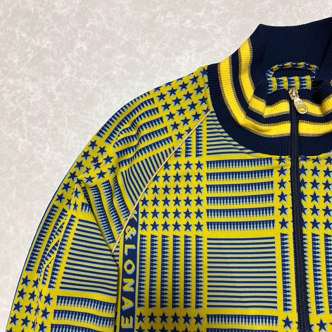 マークアンドロナ★総柄★スター★スカル★ハーフジップ【メンズ サイズ48（L）】