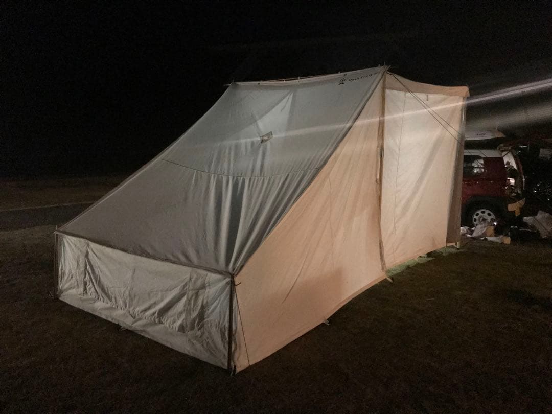 ベーカーテント　コットン大型キャンプテント ホワイト