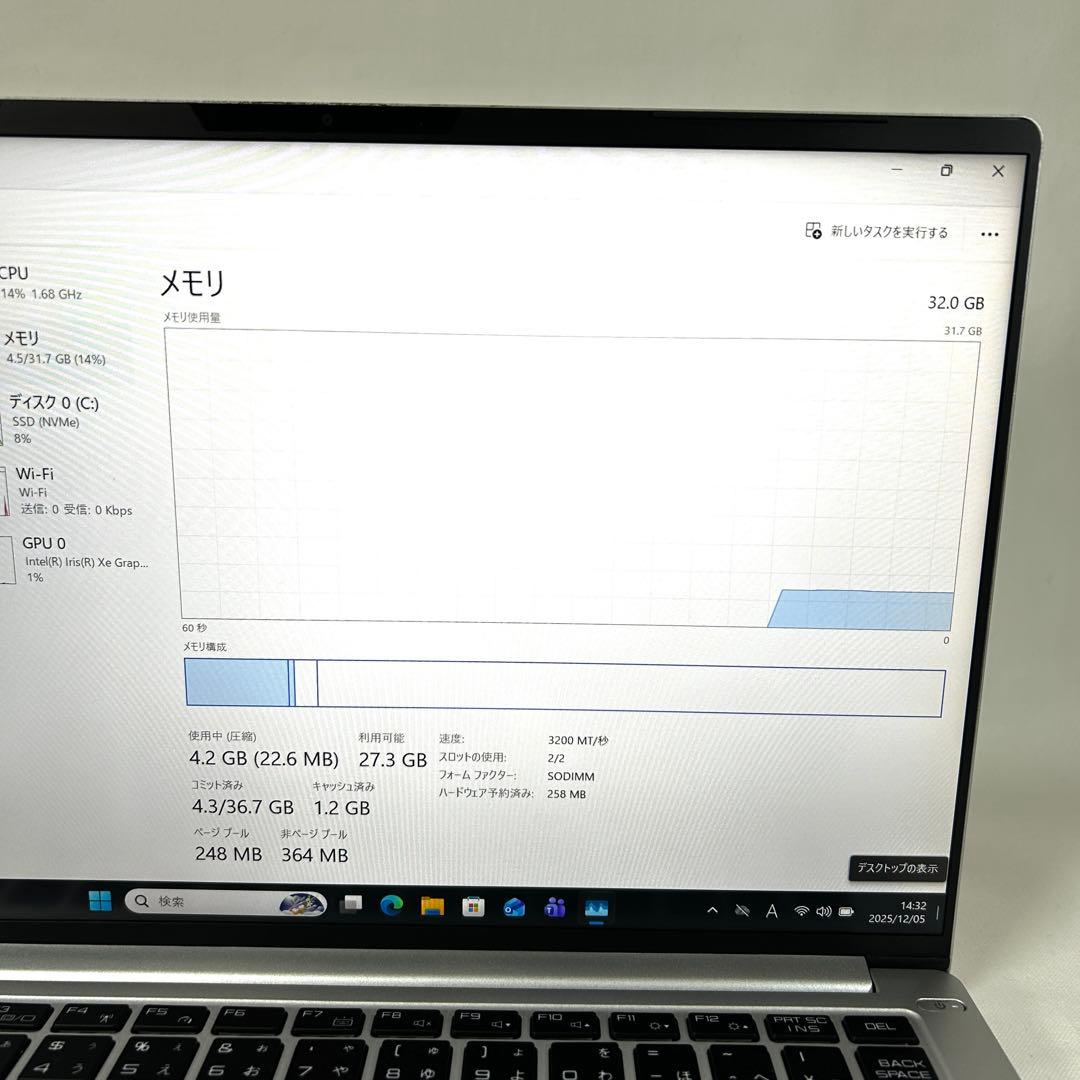 マウスコンピューター DAIV 4P i7 32GB 512GB バッテリー良好