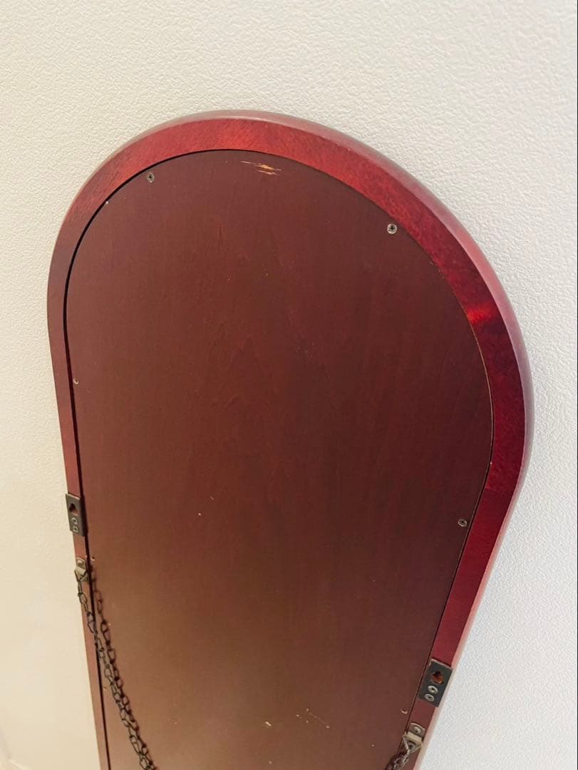 カリモク　 ウォール ミラー 姿見　木製 壁掛け 鏡