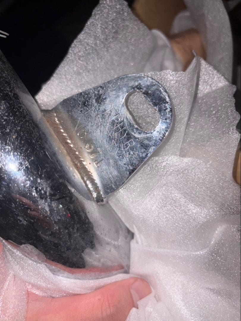 ゼファー400/Xガニマタブレット　zephyr サイレンサー付き