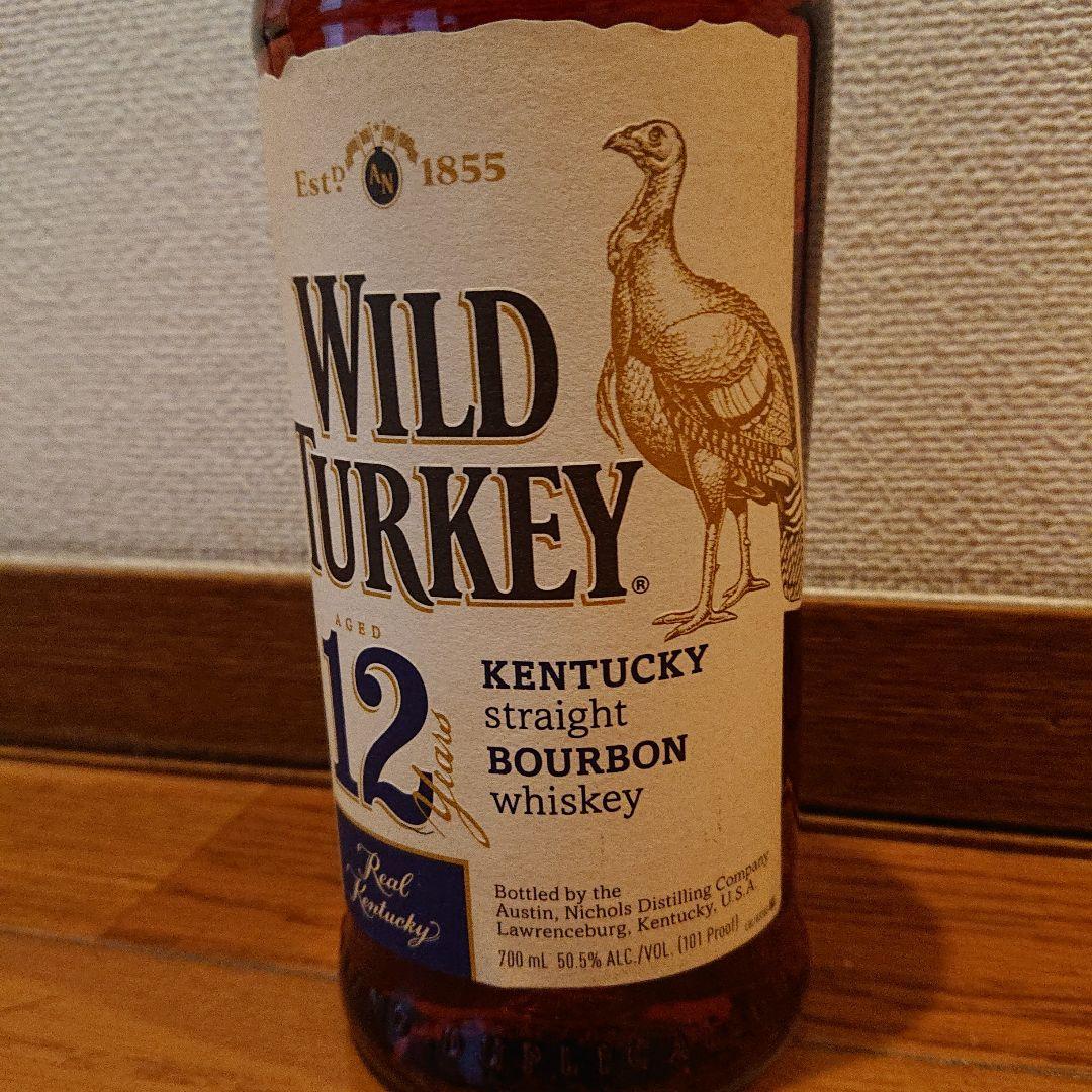 旧ボトル ワイルドターキー WILD TURKEY 12年 バーボンウイスキー