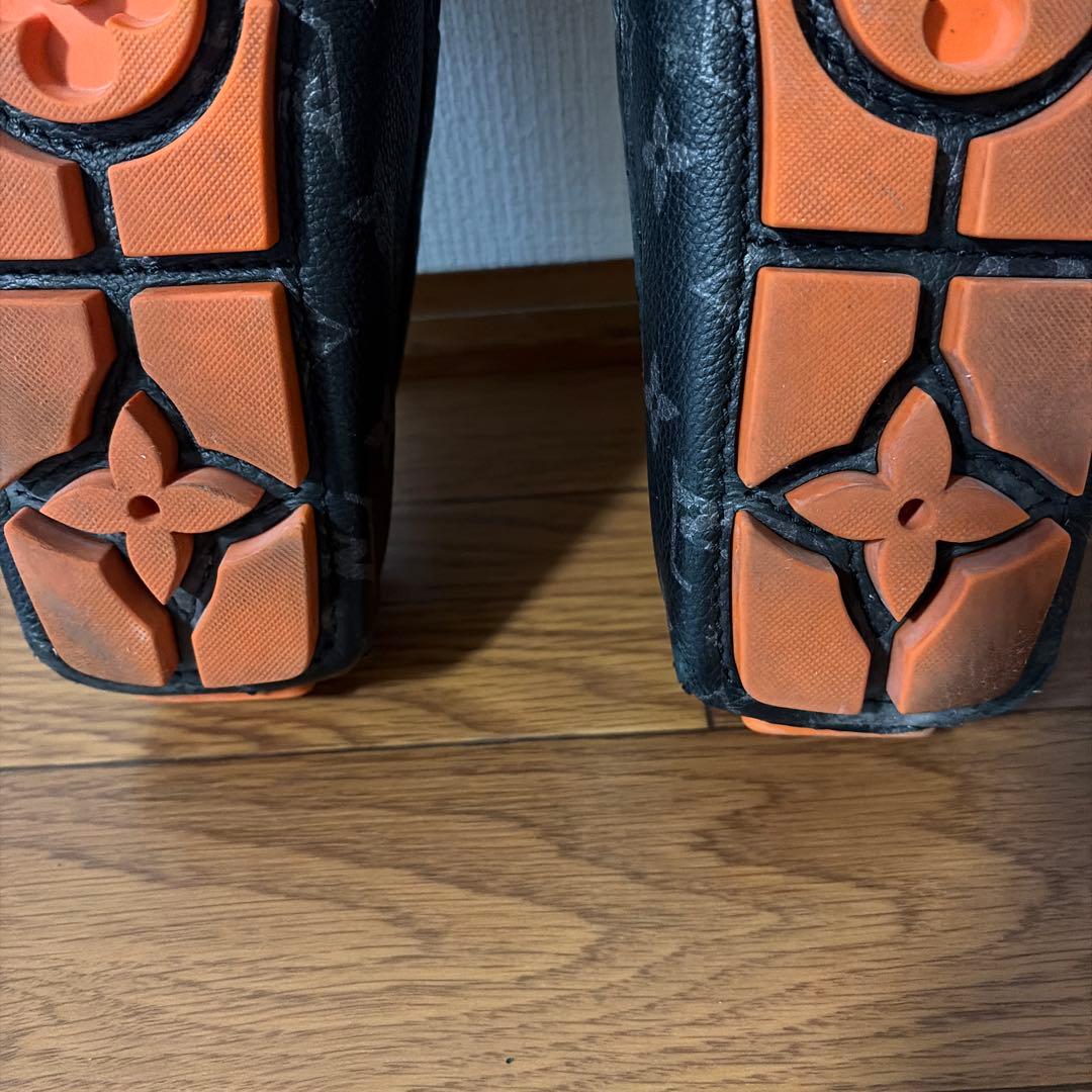 LOUIS VUITTON ブラックドライビングシューズ