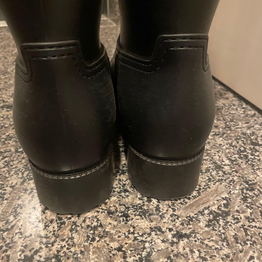 melissa ブラック レインブーツ