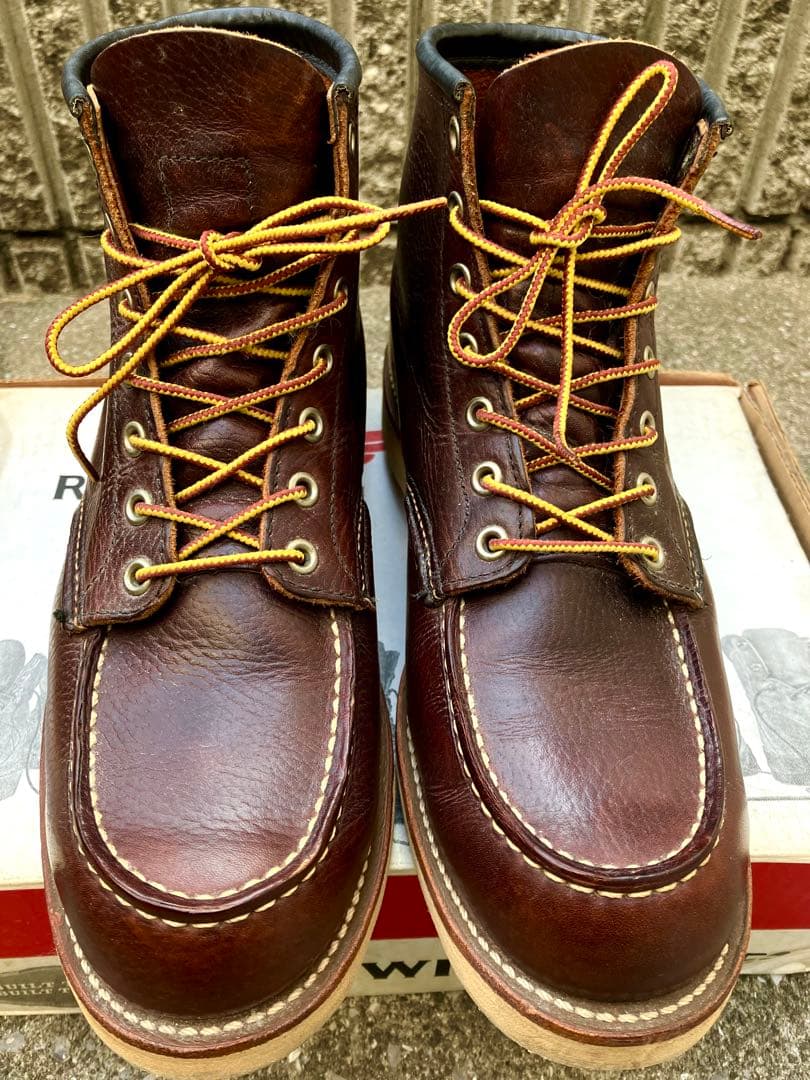 RED WING 8138 MOC TOE／27.5cm ／D.BROWN