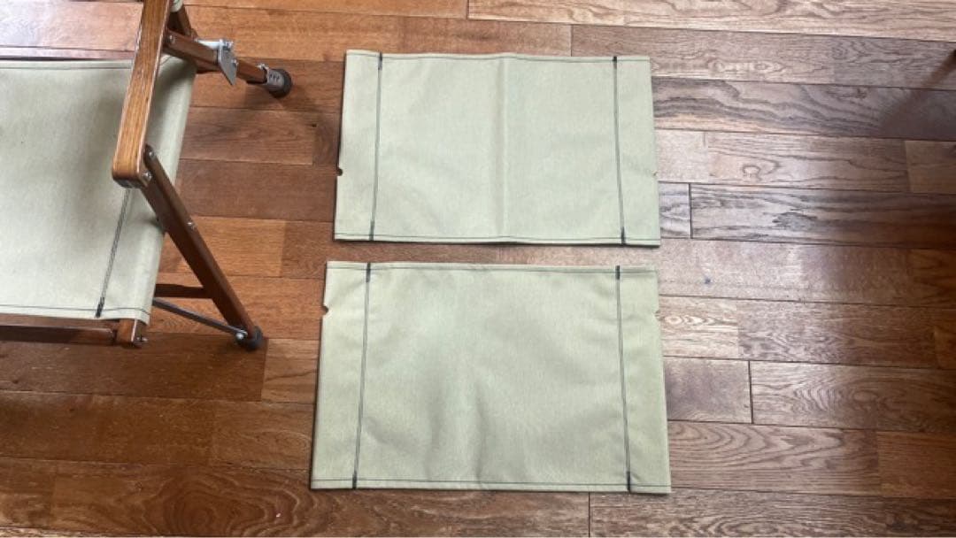 最終値下！カーミットチェアウォールナット　ベージュ　新品シート付き