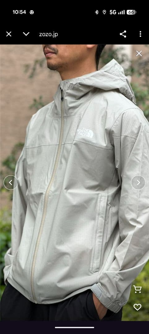 値下げ交渉❌️新品未使用　ザノースフェイスベンチャージャケットクレイグレーL