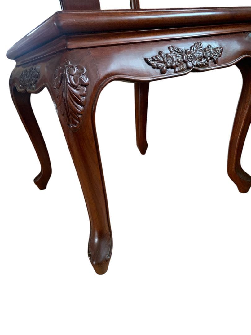 花梨材　椅子　猫脚　1脚