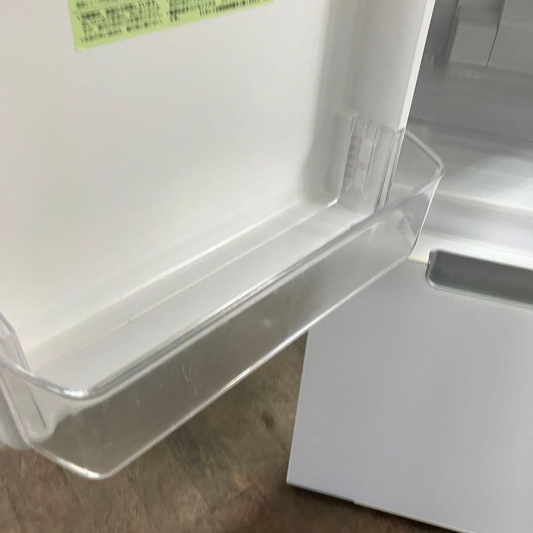 244 SHARP 最新モデル2021年製ガラスパネル　2ドア冷蔵庫　152L