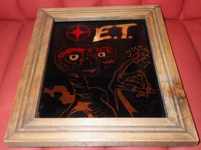 80’S★E.T.★壁掛け★4★ビンテージ★ポスター★アート★宇宙人★UFO