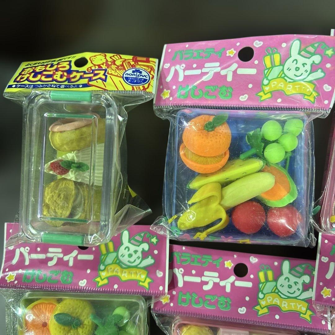 S1650 けしごむ 夢のあるランチBOX おもしろけしごむ バラエティパーティ