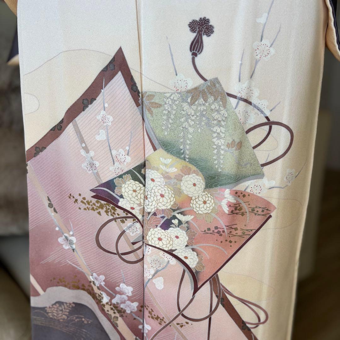 訪問着　フルセット　着物　帯　帯締め　帯締め79