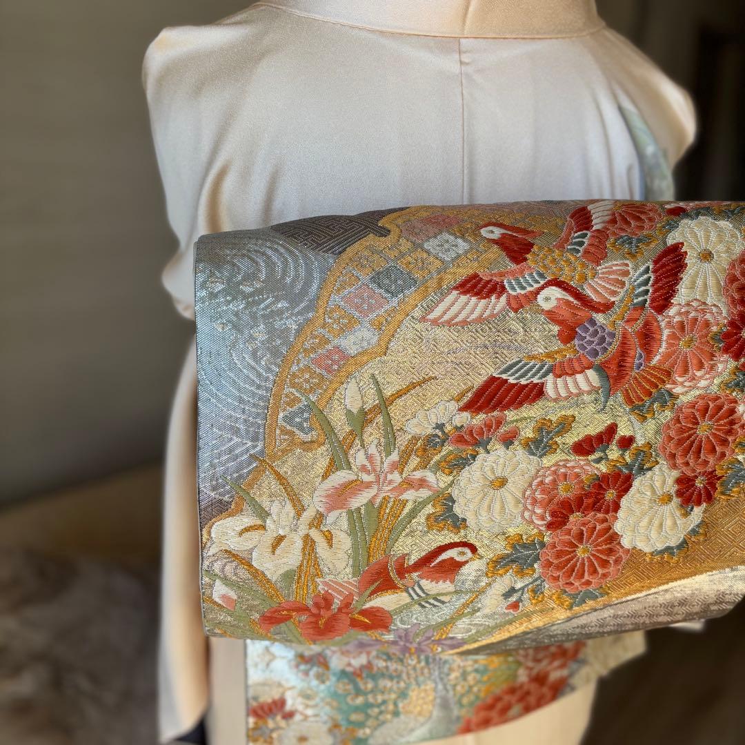 訪問着　フルセット　着物　帯　帯締め　帯締め79