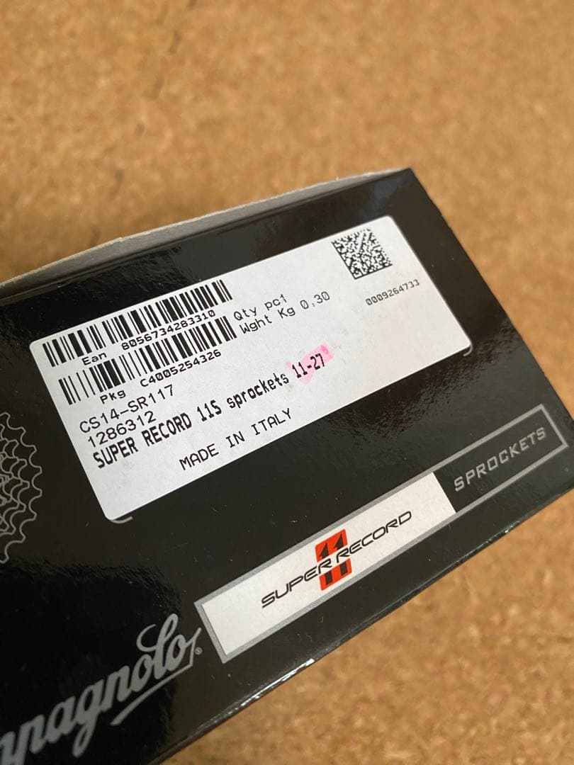新品未使用 カンパニョーロ スプロケット スーパーレコード 11S 11-27T