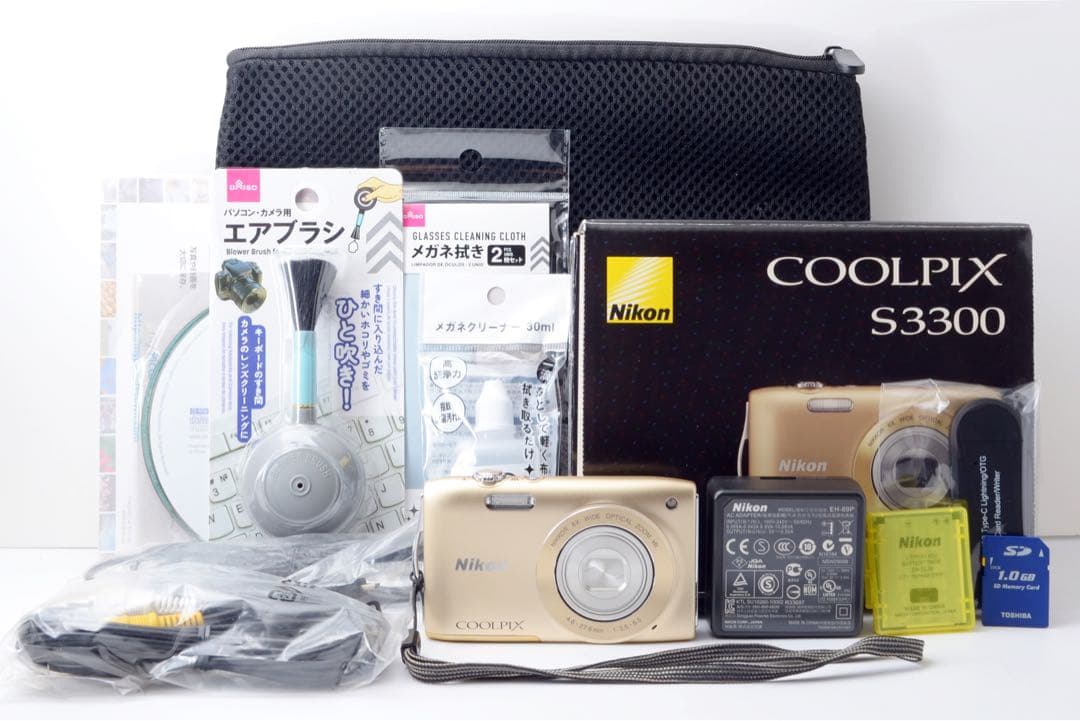 専用★スマホ転送OK！Nikon COOLPIX S3300★付属品多数