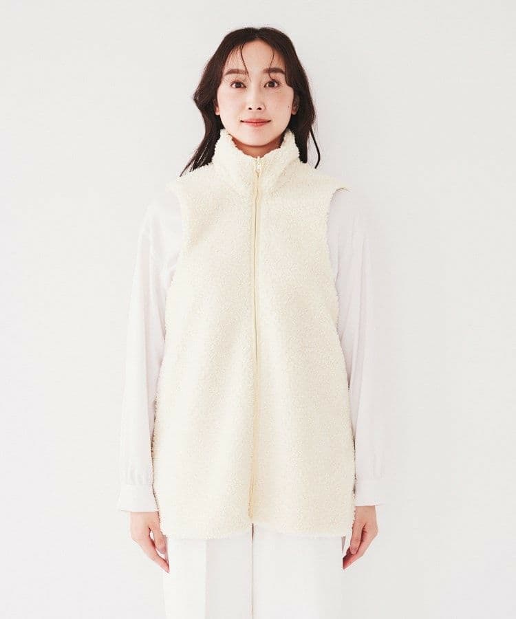 ラスト値下げUNTITLED 春先まで着れるボアライナー外せるフード付きコート