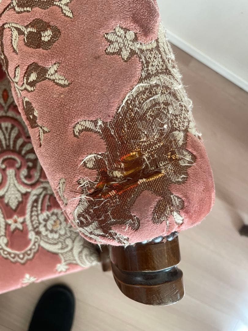 布張り 1人掛けソファ