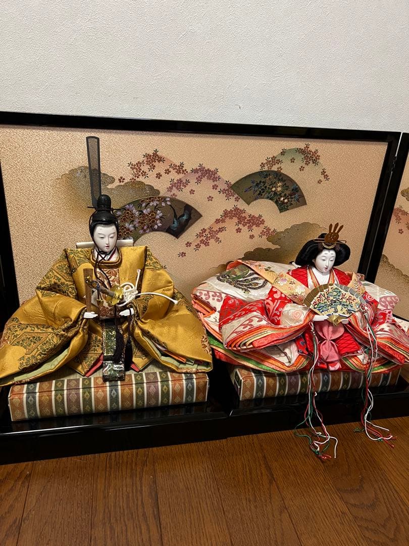 【USED】雛人形 京友禅全彩【金彩京の舞】