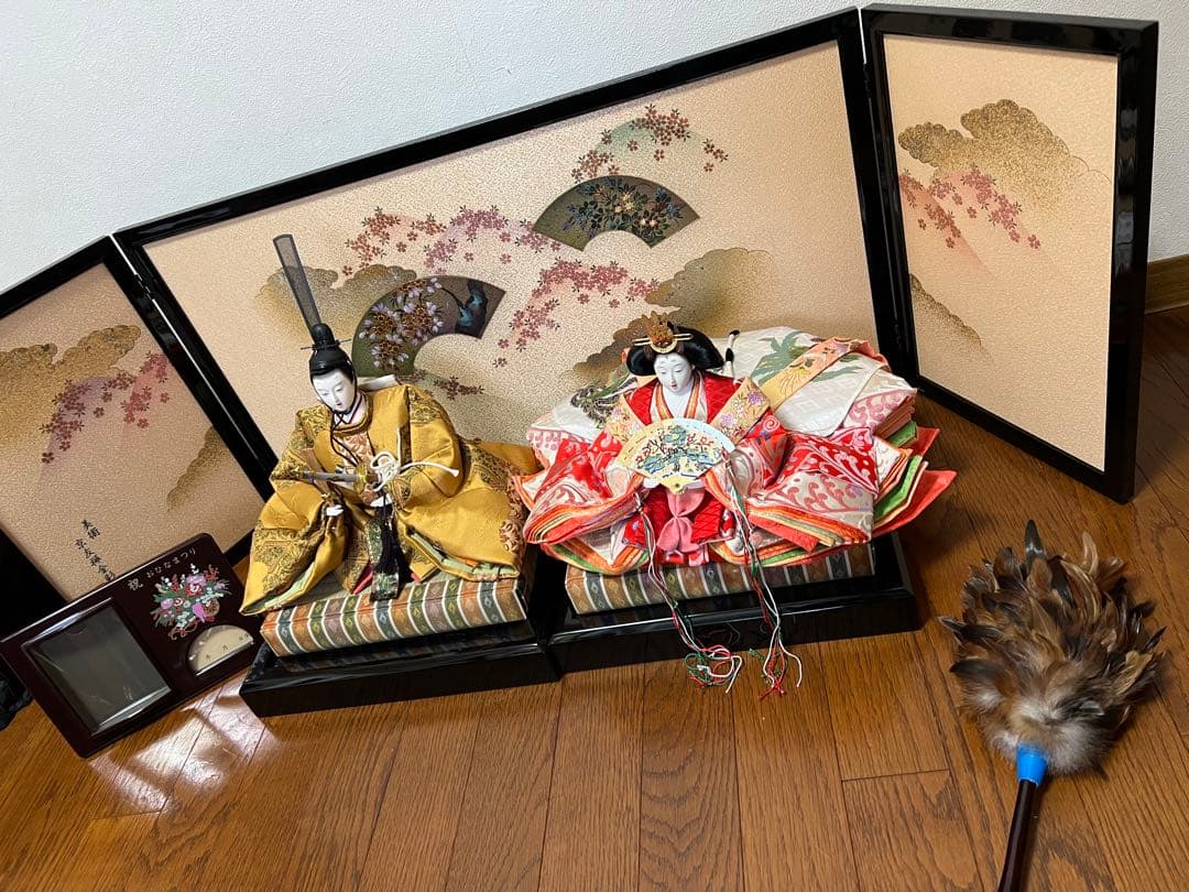 【USED】雛人形 京友禅全彩【金彩京の舞】