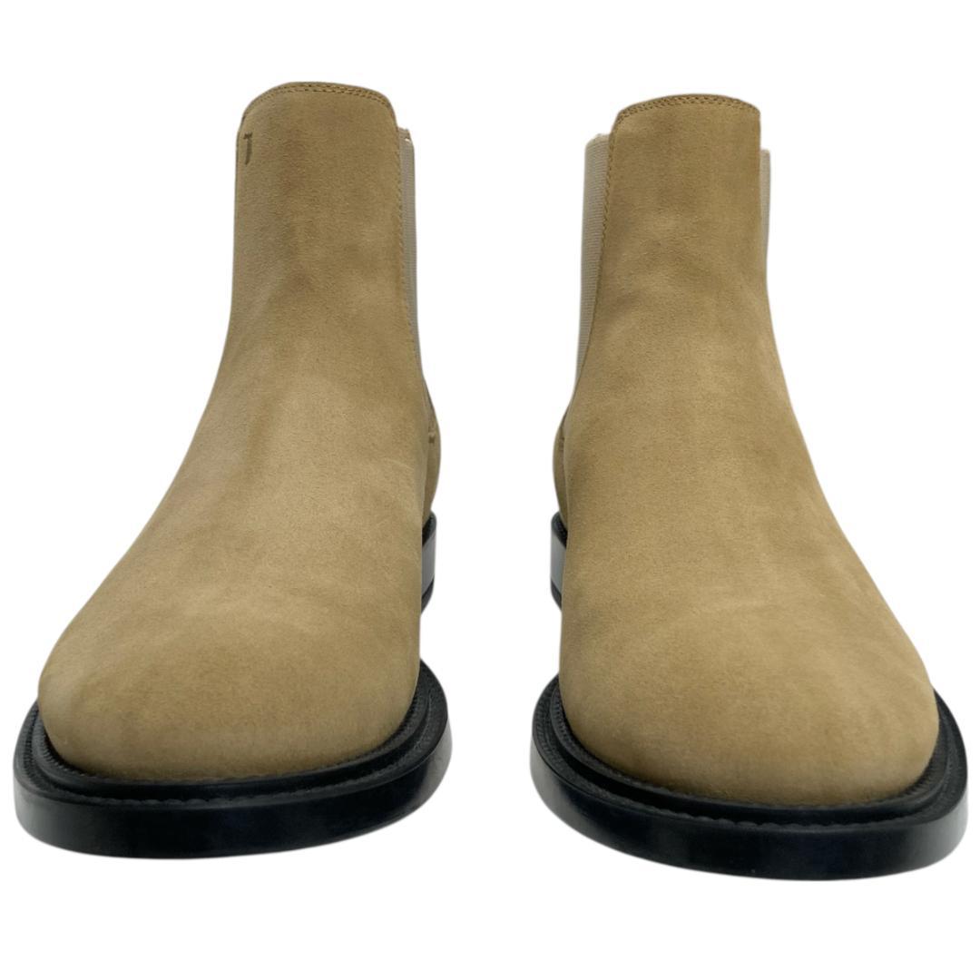 美品トッズ ロンハーマン別注 サイドゴアブーツ 8 1/2 ベージュ スエード