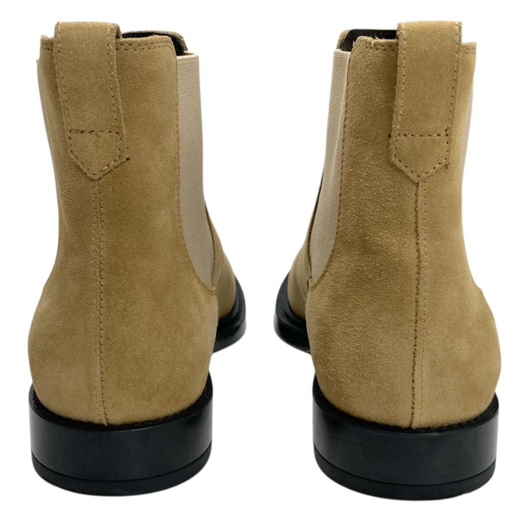 美品トッズ ロンハーマン別注 サイドゴアブーツ 8 1/2 ベージュ スエード