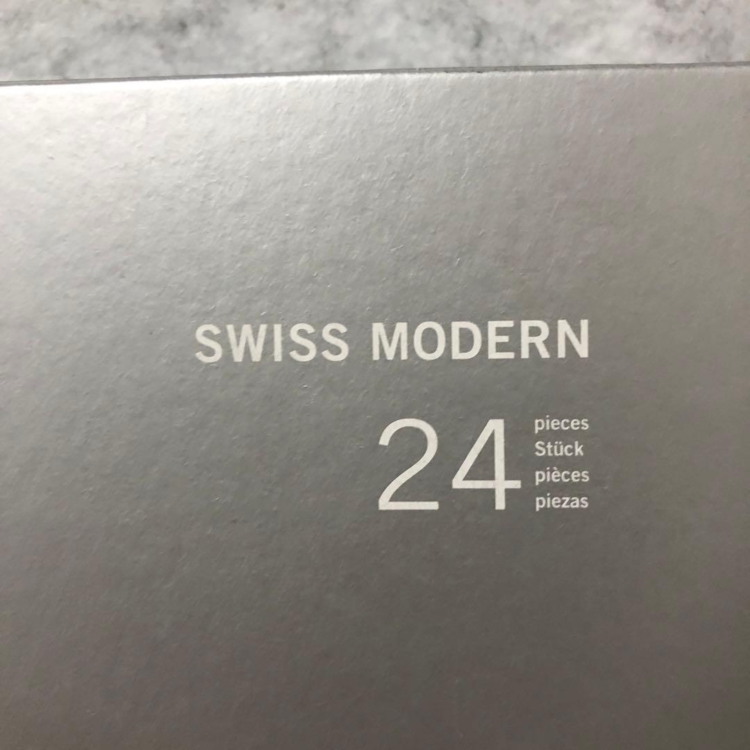 ビクトリノックス　カトラリーセット フォーク&ステーキナイフ&スプーン24本