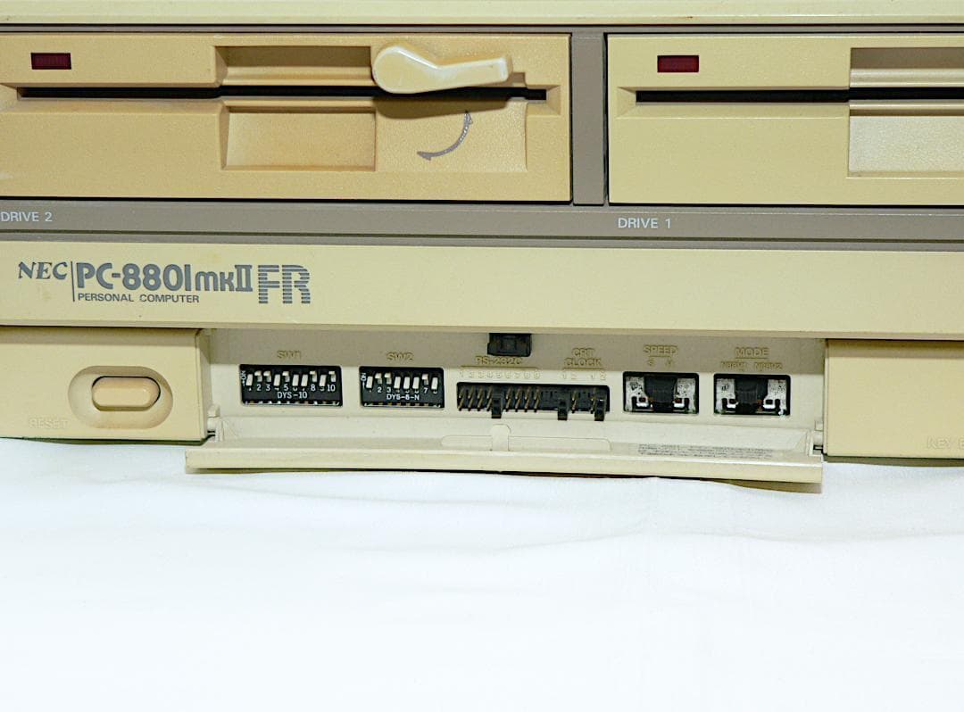 h*2様 NEC PC-8801FR 本体 フルメンテナンス FDD OK 動作