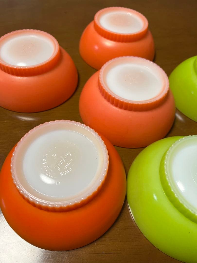 Fire-King ボウル8個　クリスマスカラー