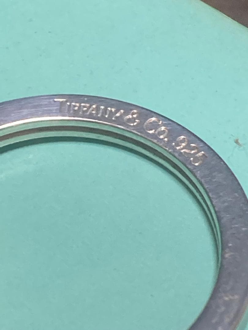 美品 ティファニー ウェルカム キーリング キーホルダー シルバー925