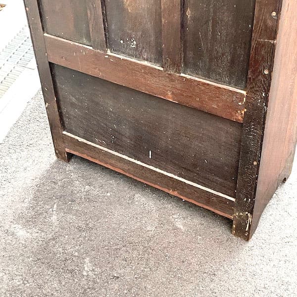 イギリスアンティーク　ホールスタンド　ベンチ・ミラー付き　玄関用ハンガー