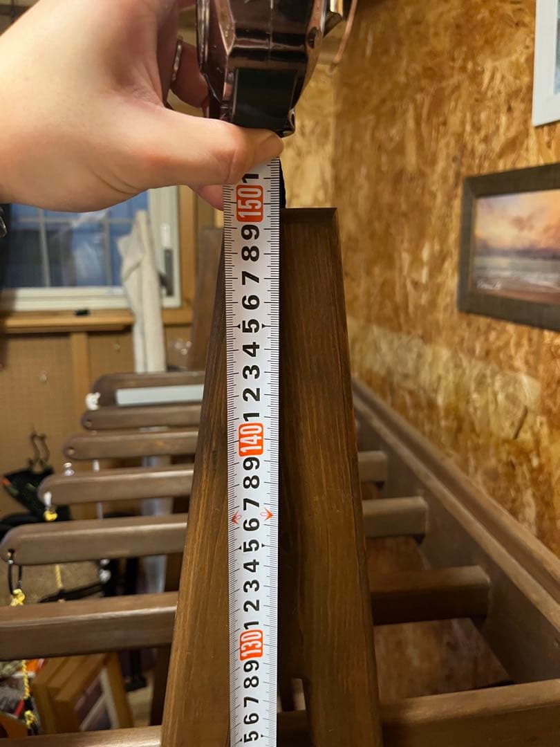 波*郎様 木製サーフボードラック