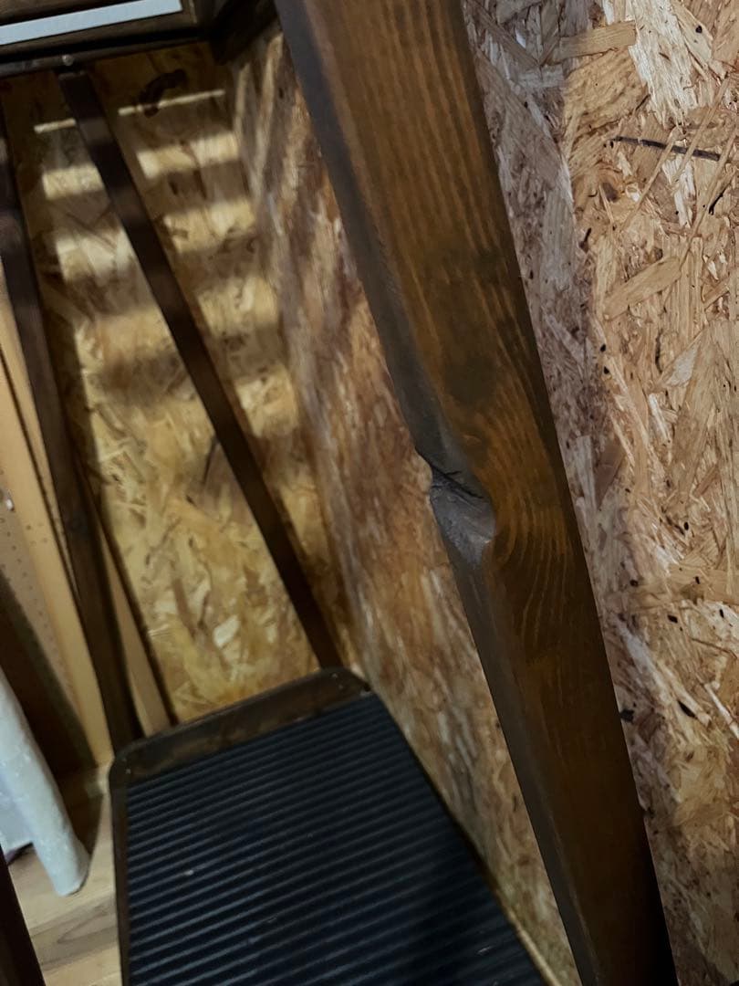 波*郎様 木製サーフボードラック