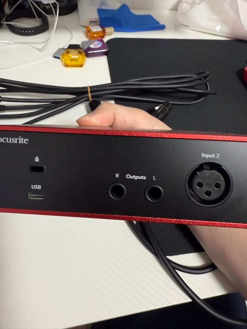 Focusrite Scarlett Solo 第4世代 XLRケーブル付き