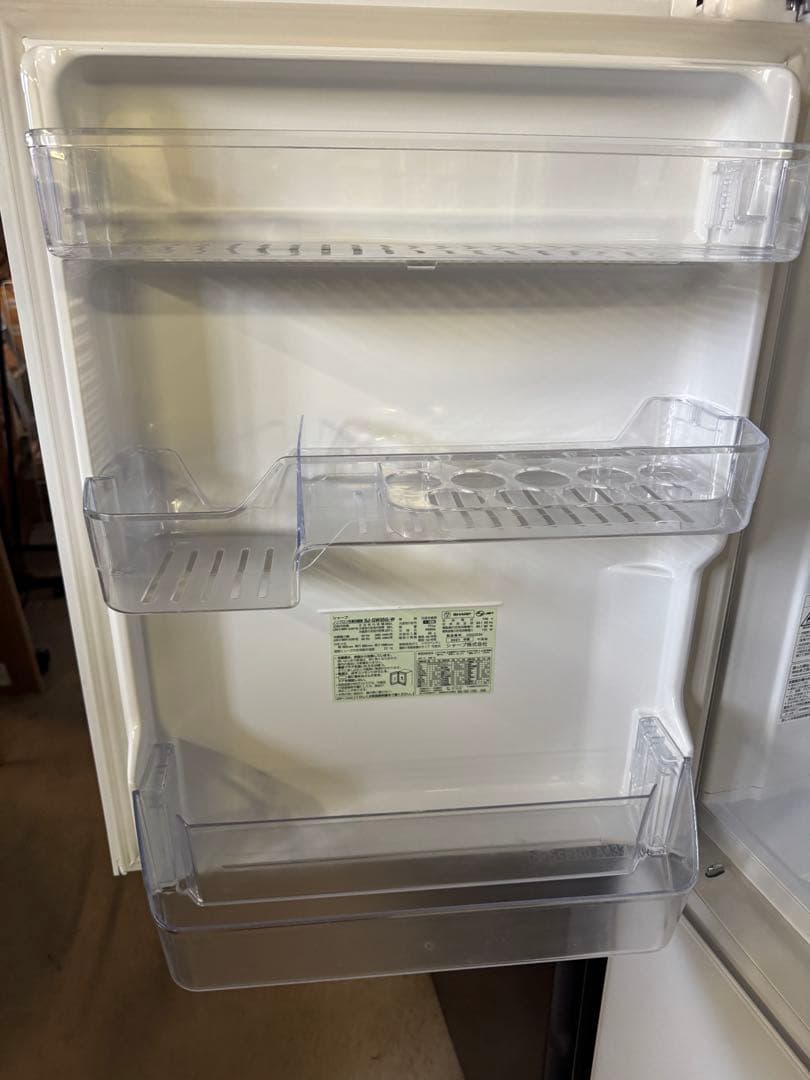 美品 シャープ 冷凍冷蔵庫 350L 両開きドア 2021年製 SJ-GW35G