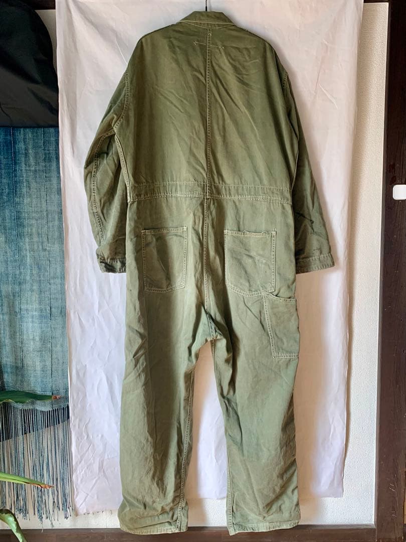 40s オールインワン 大戦つなぎ 月桂樹ボタン